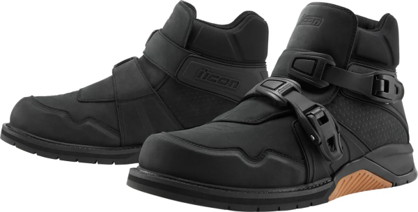 Ghete Icon Slabtown Waterproof Black 44,5, 1, nordicamoto.ro