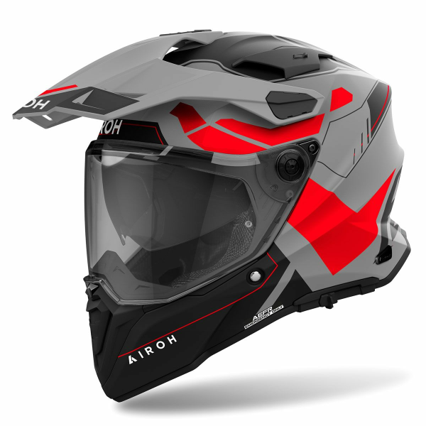 Airoh Commander 2 Reveal Red Fluo Matt bukósisak, 1, nordicamoto.ro