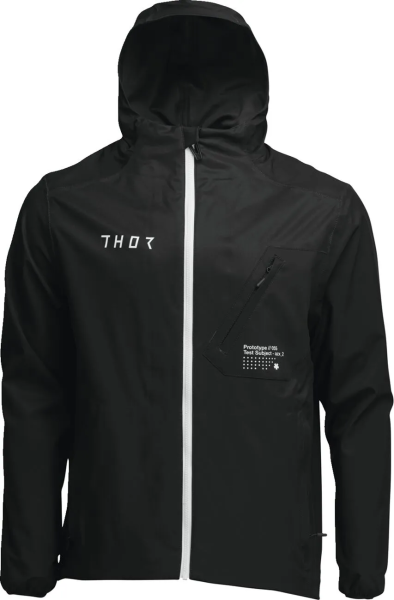 Thor Unit Light Shell fekete kabát, XL méret, 1, nordicamoto.ro