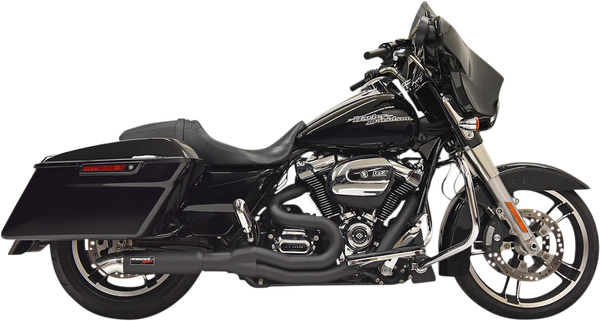 Road Rage Ii 2-into-1 With Hot Rod Turnout Muffler System Black, 1, nordicamoto.ro