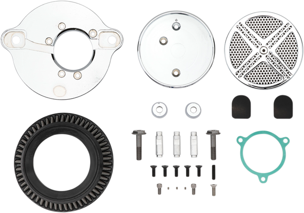Air Cleaner Kit Silver, 4, nordicamoto.ro