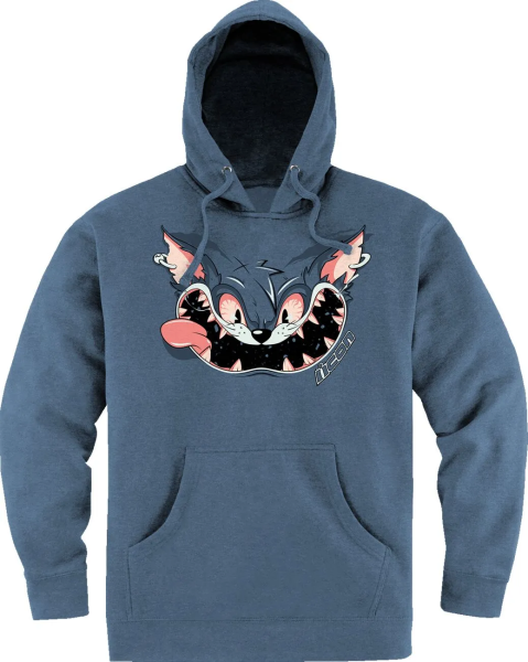 ICON Nine Lives Hoodie Blue  2XL, 1, nordicamoto.ro