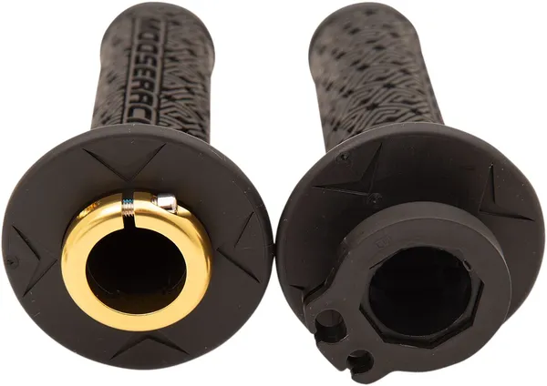 MOOSE RACING 36 Series Clamp-on Grips Black, Gold, 2, nordicamoto.ro