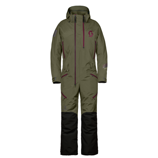 Scott Monosuit Women DS-I Dryo fir green/wild red XS, 1, nordicamoto.ro