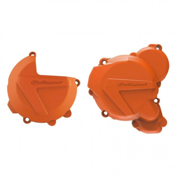 Védőburkolat-készlet a tengelykapcsoló-burkolathoz, gyújtásburkolathoz és vízszivattyúhoz KTM/Husqvarna 250/300 TPI 17–23 modellekhez, 1, nordicamoto.ro
