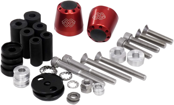 Bar End Weights Anodized, Red, 1, nordicamoto.ro