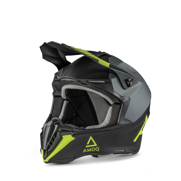 AMOQ Airframe Helmet Black/Gray/HiVis XS, 1, nordicamoto.ro