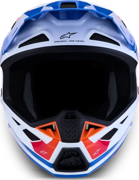 Alpinestars S-M7 Core sisak, fehér/kék/rózsaszín, XXL, 8, nordicamoto.ro
