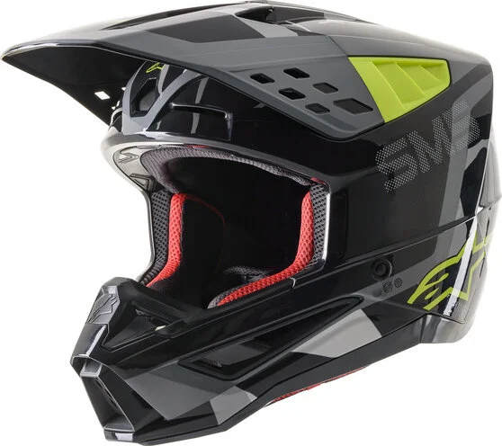 Helmet Sm5 Rover G-y-g Xs Gray, Yellow  XS, 1, nordicamoto.ro