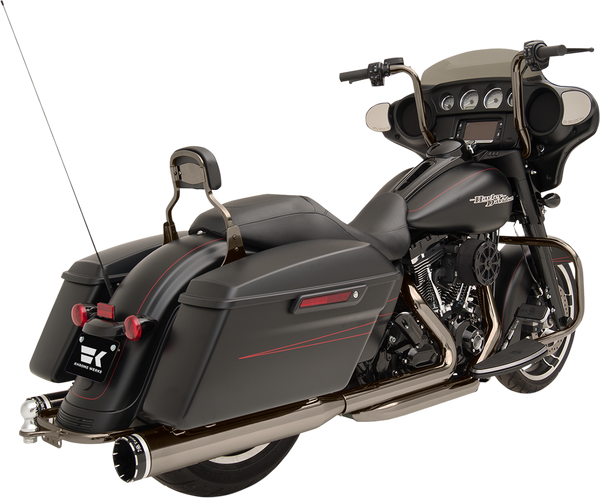 2:2 Dominator Exhaust System Black, 1, nordicamoto.ro