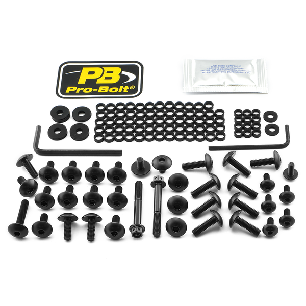Fairing Bolt Kit For Yamaha Black, 1, nordicamoto.ro