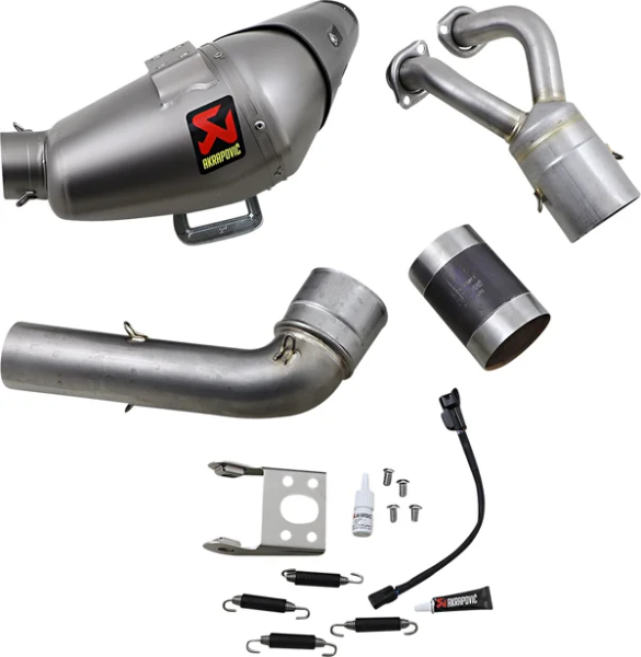 Racing Line Exhaust System Silver, Black, 3, nordicamoto.ro