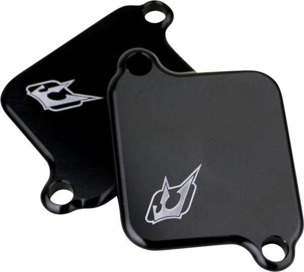 Engine Block Off Plates Black, 1, nordicamoto.ro