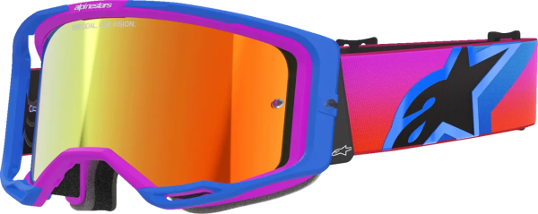 Alpinestars Vision 8 Corp szemüveg, kék/narancssárga/lila, EGY MÉRET, 5, nordicamoto.ro