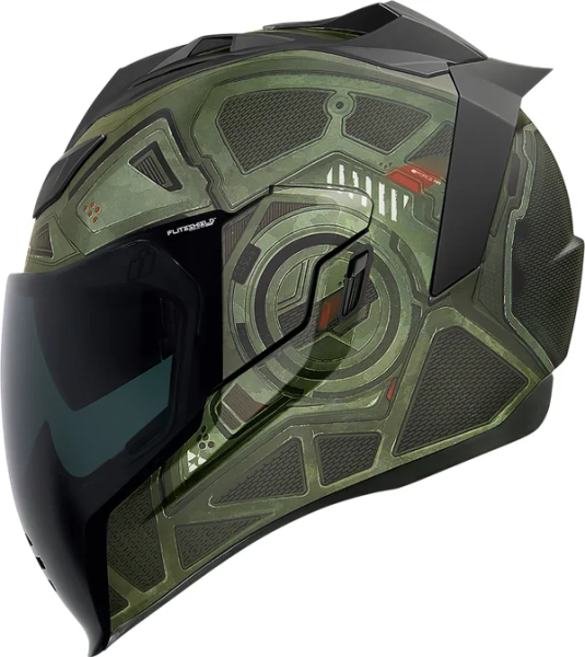 Airflite Blockchain Helmet Green M, 5, nordicamoto.ro