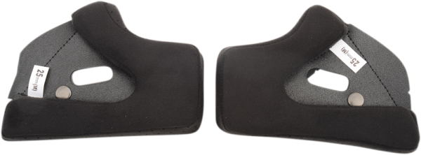 Gringo/gringo S Cheek Pads Black 25 Mm Black, 1, nordicamoto.ro