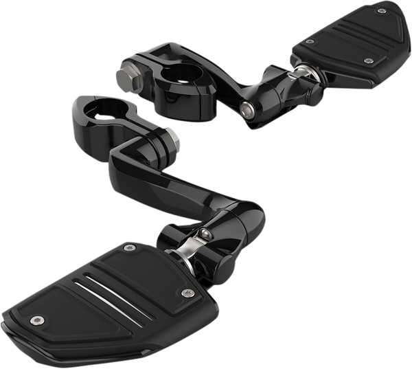 Mini Twin Rail Boards Black, 1, nordicamoto.ro