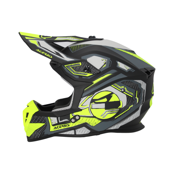 Acerbis Linear 22-06 sisak, fekete/fluo sárga, M méret, 3, nordicamoto.ro