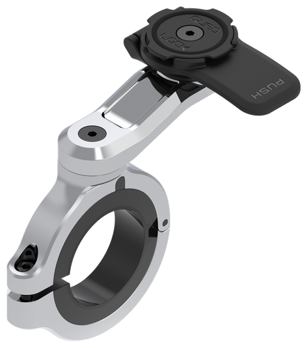 Quad Lock PRO telefon tartó – króm, nagy méretű, 1, nordicamoto.ro