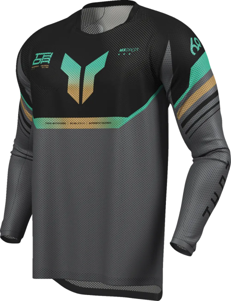 Tricou Thor Launchmode Air Raptor Gri/Negru 3XL, 8, nordicamoto.ro
