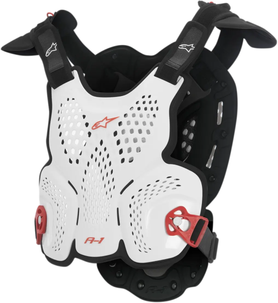 Alpinestar A-1 fehér-fekete-piros motoros ruházat, M/L méret, 1, nordicamoto.ro