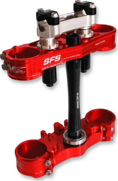 Sfs Complete Triple Clamp Red, 1, nordicamoto.ro