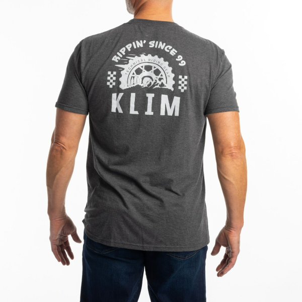 Tricou Klim Rippin' Tri-blend Navy Frost - White, 11, nordicamoto.ro