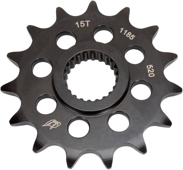 Lightweight Steel Sprocket Black, Zinc, 1, nordicamoto.ro