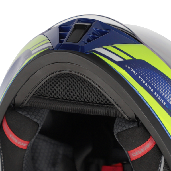 Acerbis X-Way Graphic kék/sárga sisak, XL, 2, nordicamoto.ro