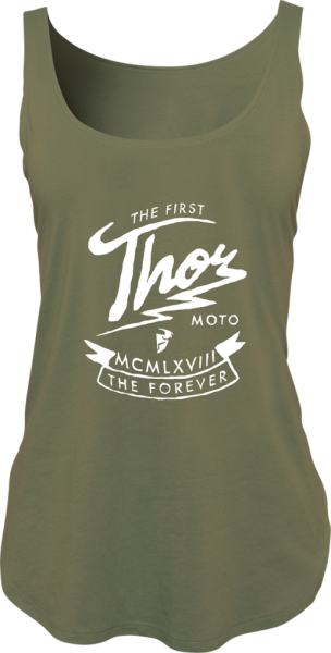 Women's Thunder Tank Top Green  S, 4, nordicamoto.ro