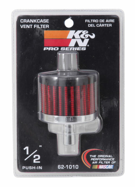 Crankcase Vent Filters Black, Red, Chrome, 5, nordicamoto.ro