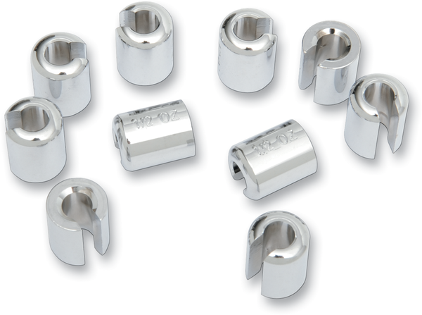 Chrome/zinc Spoke Wheel Weights Chrome, 2, nordicamoto.ro