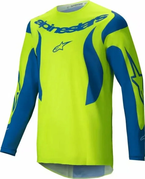 Tricou Alpinestars Fluid Haul Blue/Yellow XL, 1, nordicamoto.ro