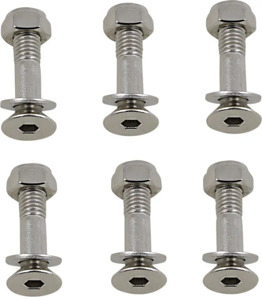 MOOSE RACING Sprocket Lock Bolt Kit Silver, 1, nordicamoto.ro
