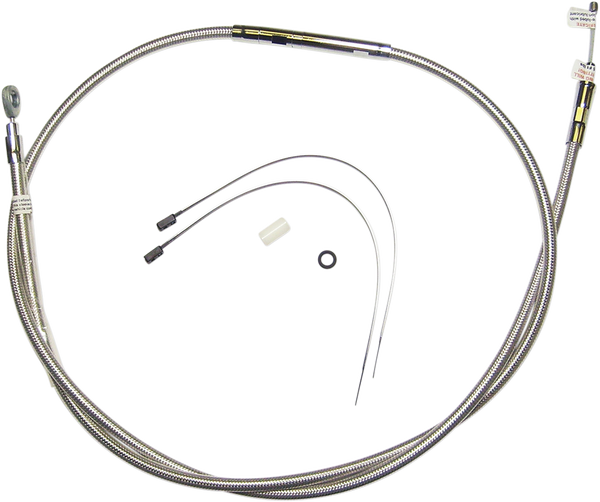 High-efficiency Polished Stainless Clutch Cable Silver, 2, nordicamoto.ro