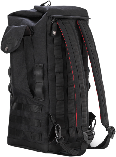 Voyager Sissy Bar Backpack Black, 1, nordicamoto.ro