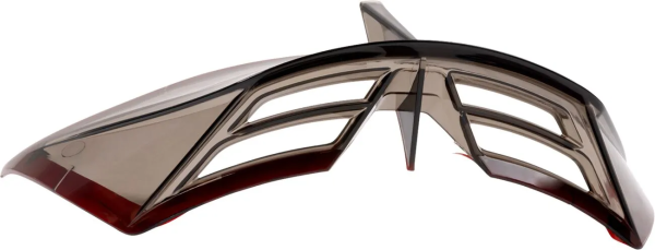 Domain Helmet Ott Rear Spoiler Black  ONE SIZE, 1, nordicamoto.ro