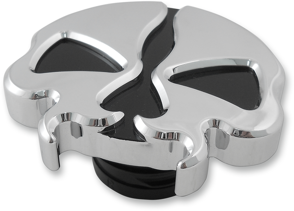 Split Skull Gas Cap Black, 1, nordicamoto.ro