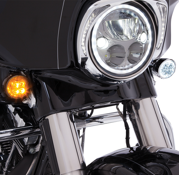 Fang® Signal Light Inserts Amber, White, 2, nordicamoto.ro