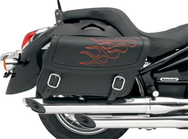Highwayman Tattoo Saddlebags Orange, Black M, 3, nordicamoto.ro
