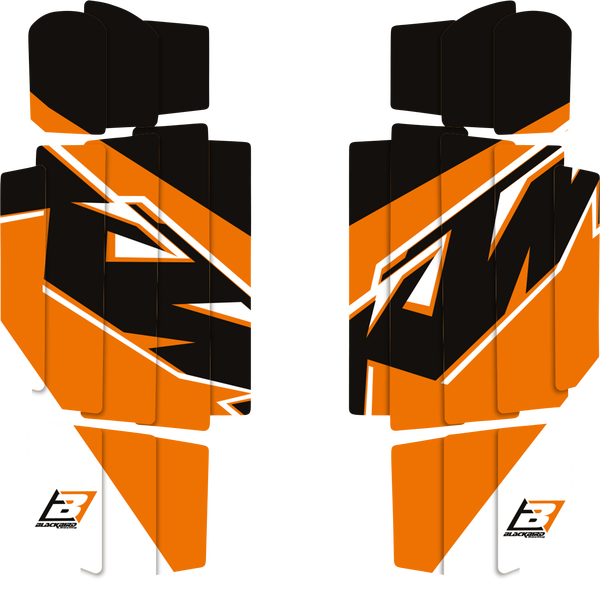 Trophy Rad Louvers Black, Orange, 1, nordicamoto.ro