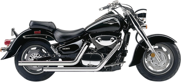 Dragster Exhaust System Chrome, 1, nordicamoto.ro