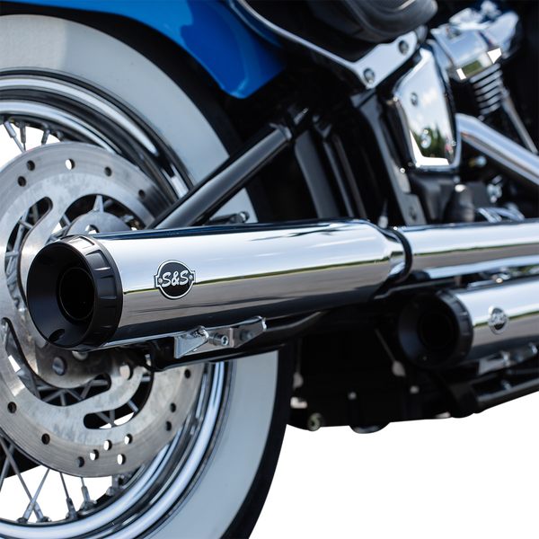 Grand National 50 State Slip-on Mufflers Chrome, 2, nordicamoto.ro