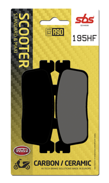Hf Street Ceramic Organic Brake Pads, 1, nordicamoto.ro