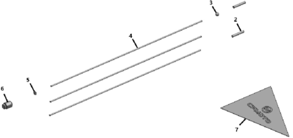 CFMOTO ATV/UTV ZÁSZLÓ – 2,3 M, TARTÓVAL EGYÜTT, 2, nordicamoto.ro