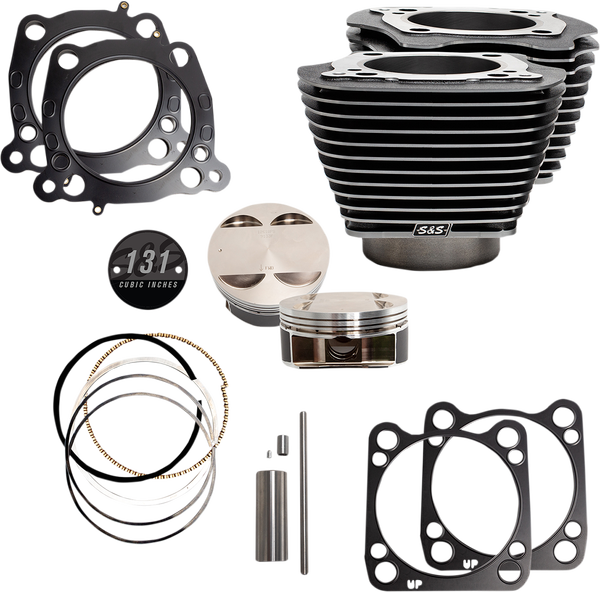 131(r) Stroker Cylinder And Piston Kit Black, 2, nordicamoto.ro