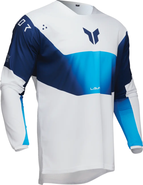 Tricou Enduro Thor Launchmode Storm White/Blue M, 6, nordicamoto.ro
