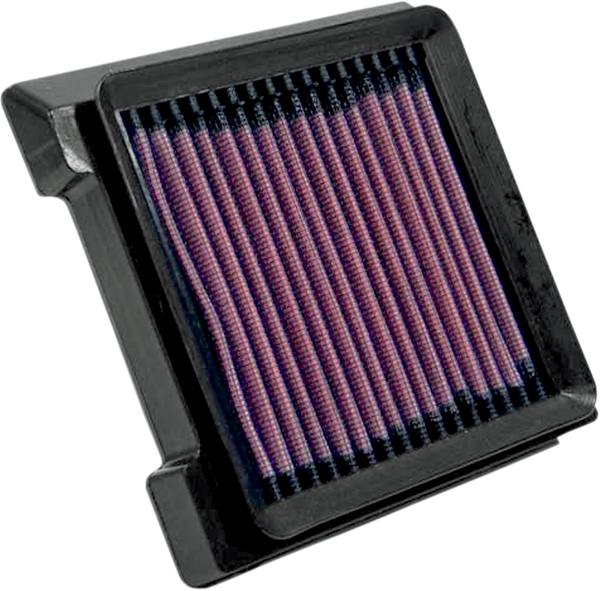 High-flow Air Filter Black, Red, 1, nordicamoto.ro