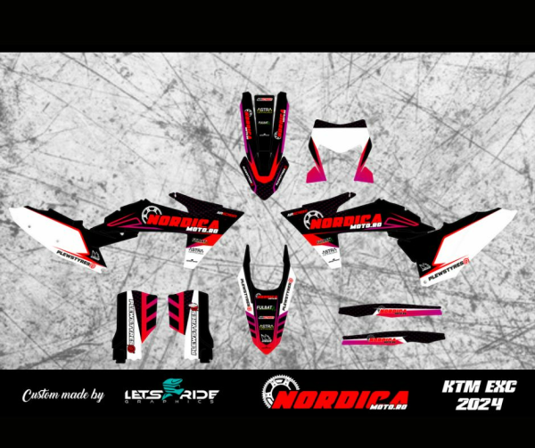 NordicaMoto KTM EXC 24–25 matricakészlet, 1, nordicamoto.ro