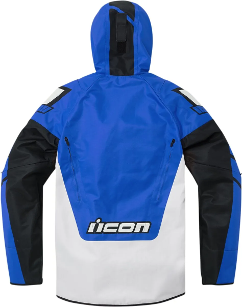Geaca Textil Icon Airform Retro Blue/Black/White L, 11, nordicamoto.ro